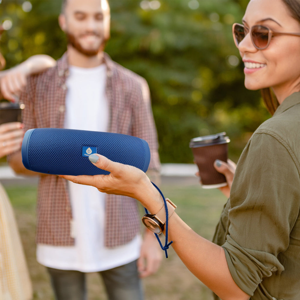 Pursonic Aromatherapy Diffuser, Essential Oils & 360° Wireless Speaker Set