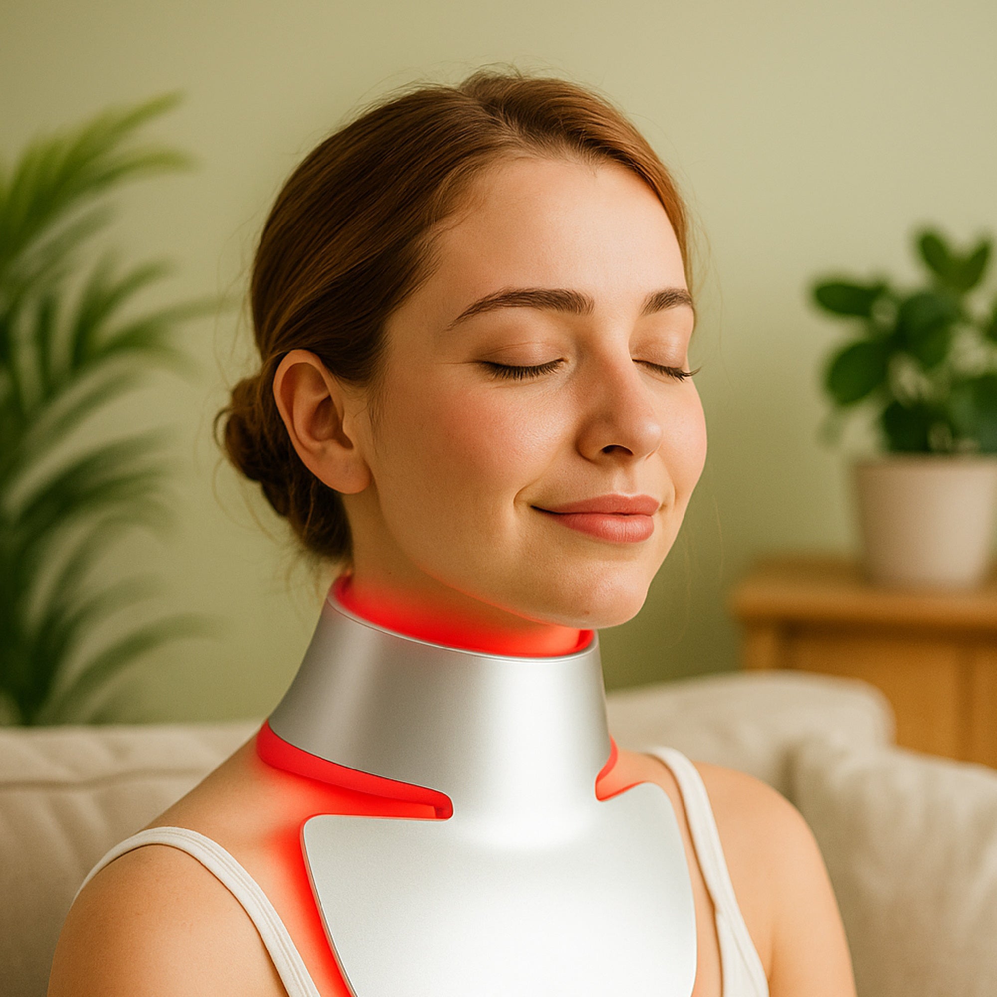 Pursonic 7 In 1 LED Light Therapy Face Mask Sculpting Wand And Neckplate For Firming Clear Skin
