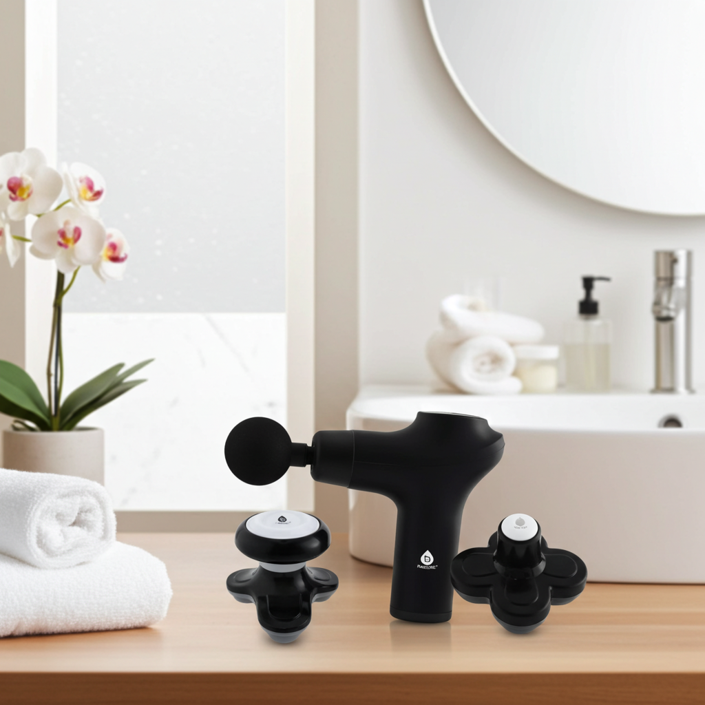 Pursonic Muscle Recovery & Relaxation Power Duo: Massage Gun & Handheld Electric Sport Massager